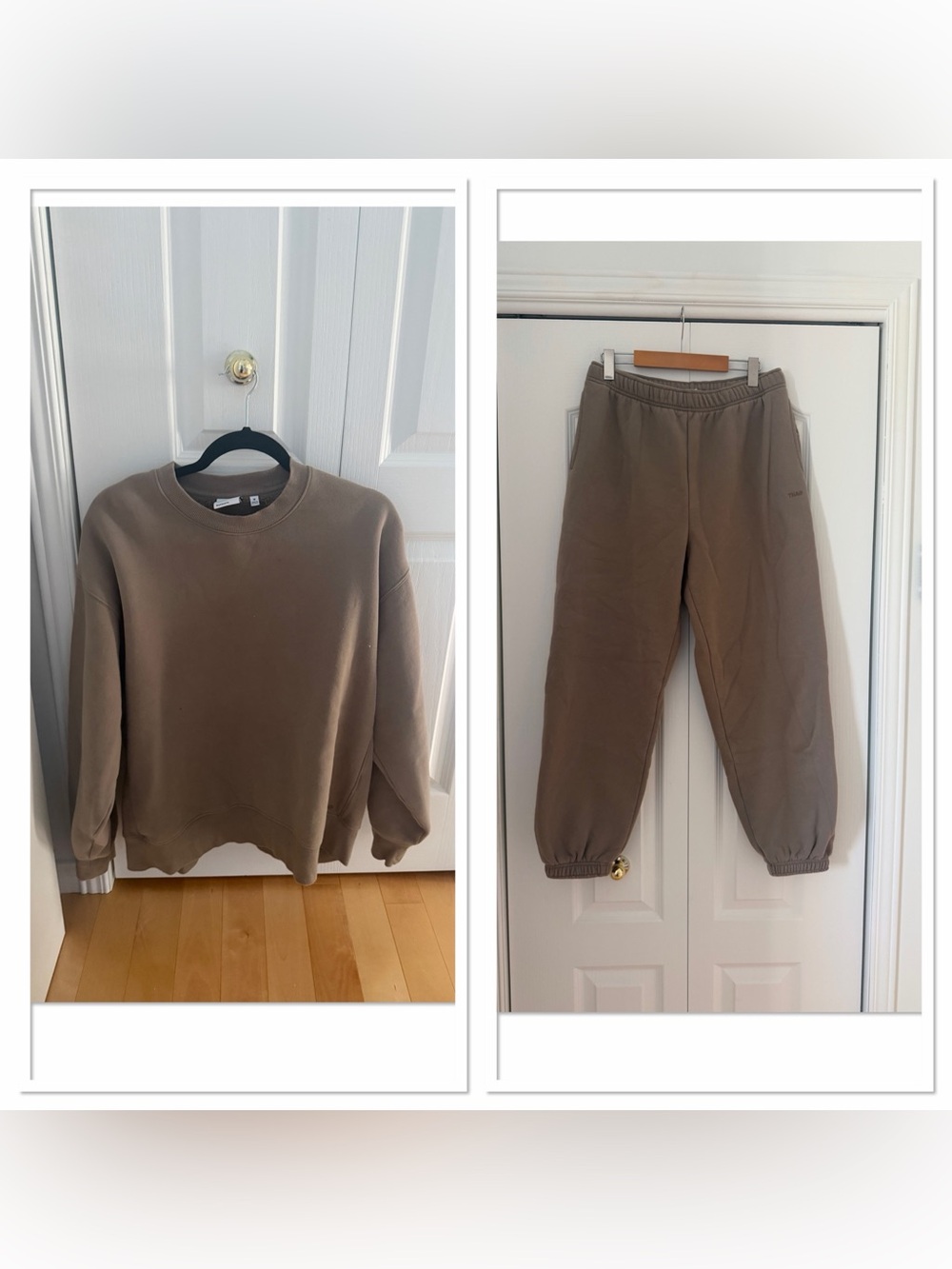 Aritzia Crewneck Sweater - Taupe